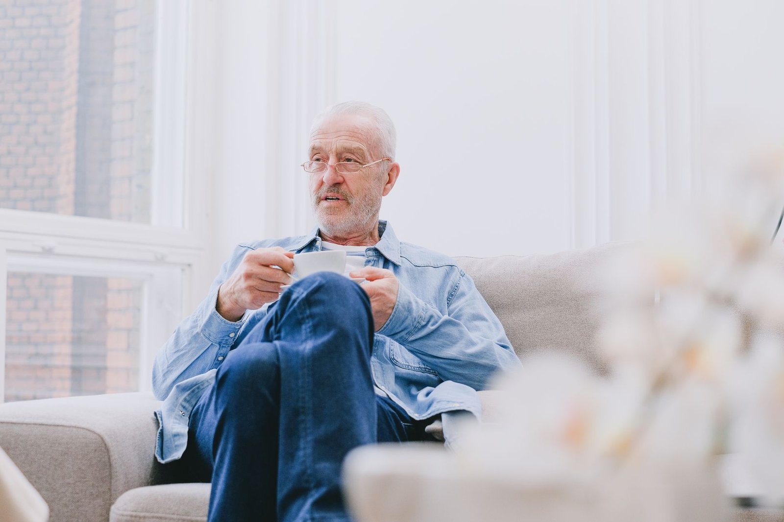Care after hip replacement with an older adult supported safely at home