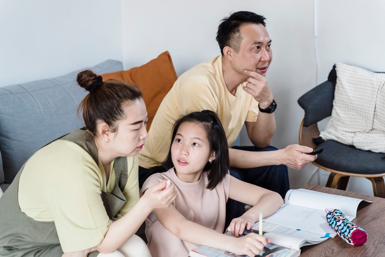 lasting power of attorney, family discussing care plans with an older relative at home