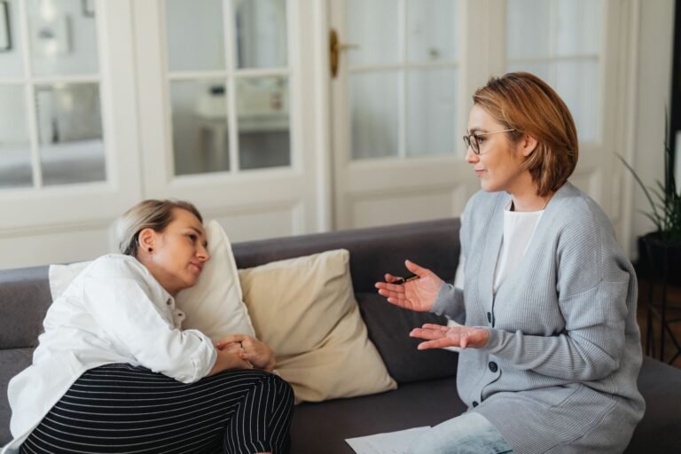 live-in care in Lambeth with a family discussing support at home