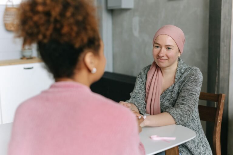 live-in carer CV, carer talking with an older person at home
